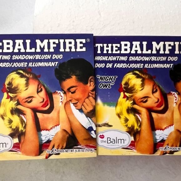 The Balm The Balmfire highlighter blush duo in shades " Night Owl" - Picture 2 of 5